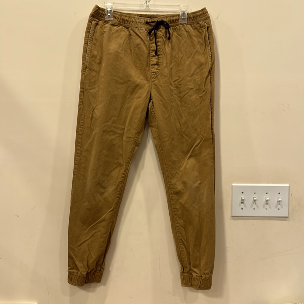 American Eagle Pants Men’s Medium Beige Jogger Khaki Chino Casual